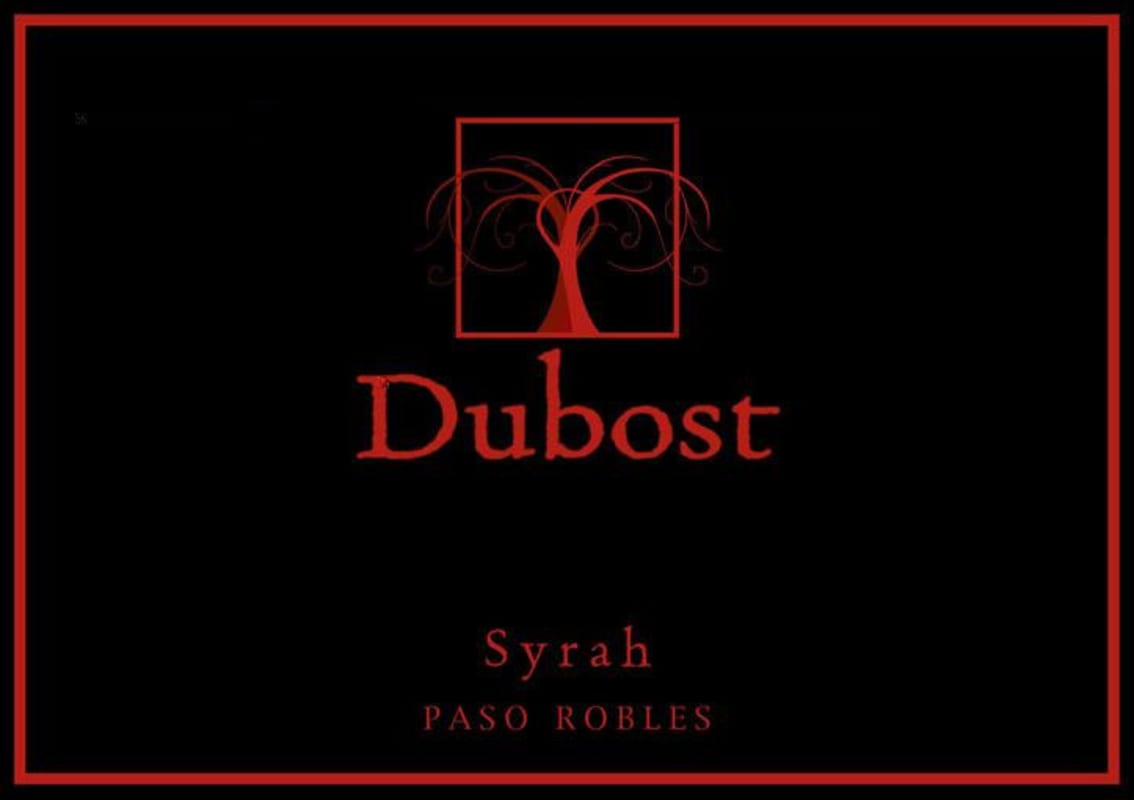 Dubost Ranch Syrah 2008 Front Label