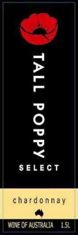 Tall Poppy Wines Select Chardonnay 2014 Front Label