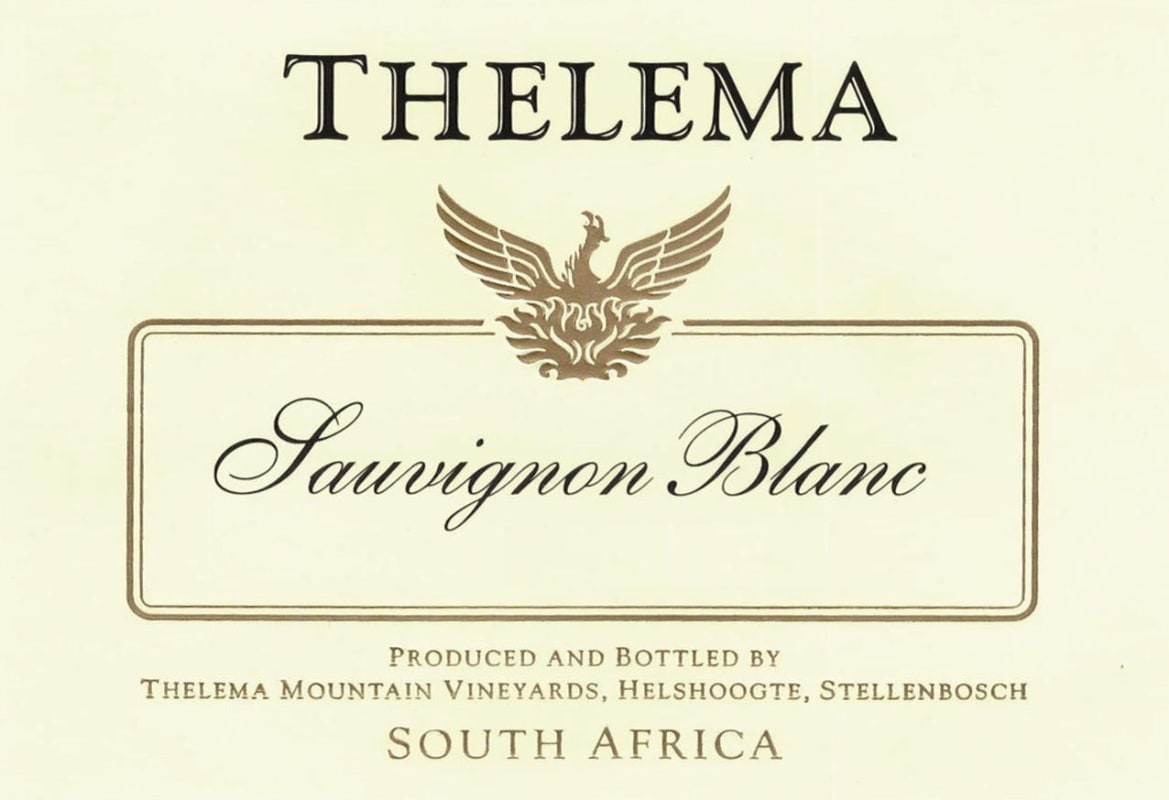 Thelema Stellenbosch Sauvignon Blanc 2015 Front Label