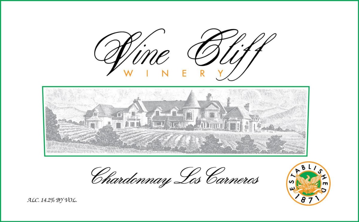Vine Cliff Chardonnay 2012 Front Label