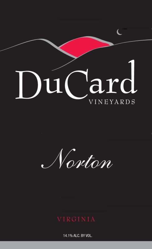 DuCard Vineyards Norton 2014 Front Label