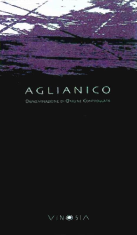 Vinosia Irpinia Aglianico 2012 Front Label