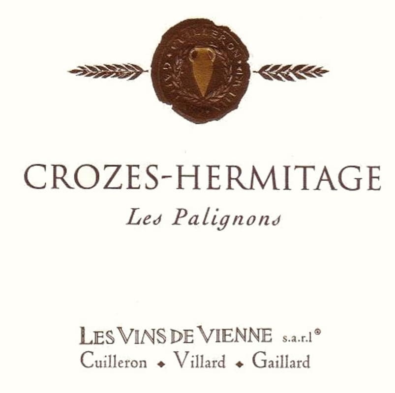 Vins de Vienne Crozes Hermitage Les Palignons 2011 Front Label