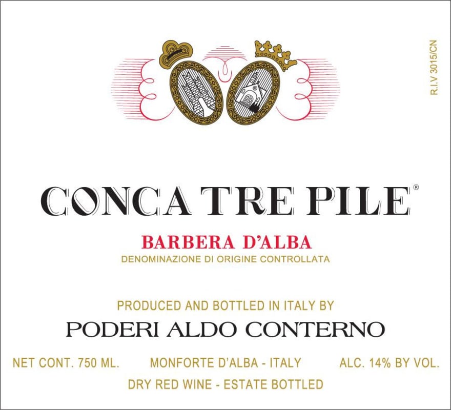 Aldo Conterno Barbera d'Alba Conca Tre Pile 2011 Front Label