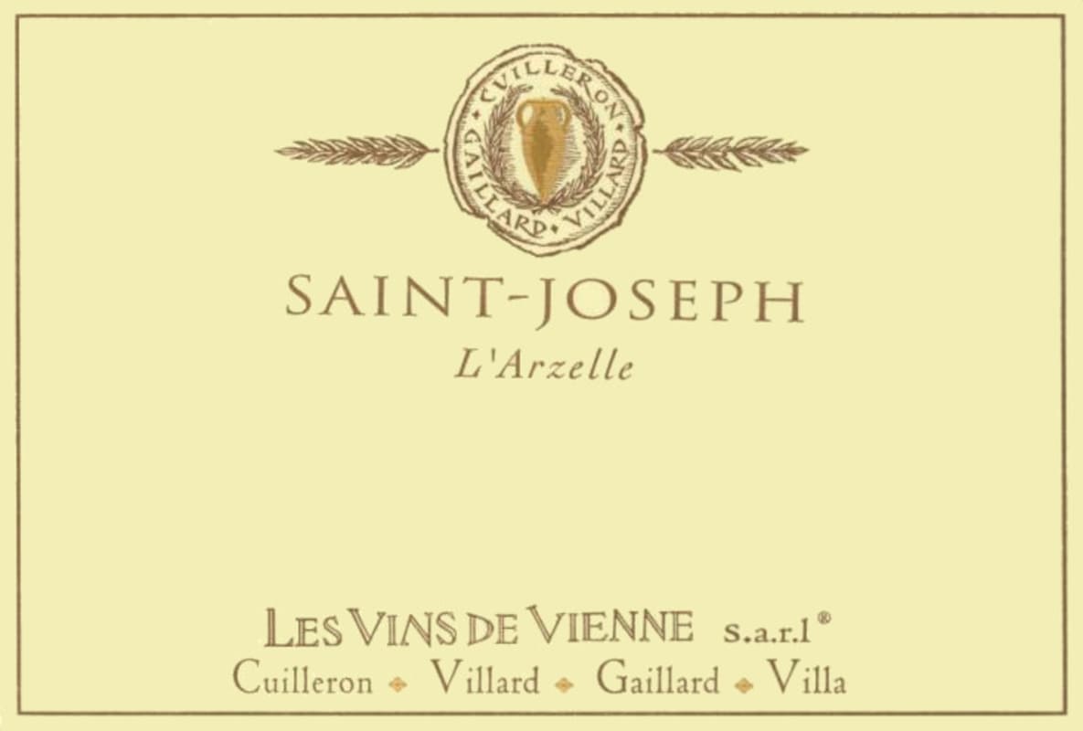 Vins de Vienne Saint-Joseph l'Arzelle 2011 Front Label
