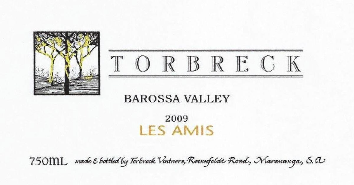 Torbreck Les Amis Grenache 2009 Front Label
