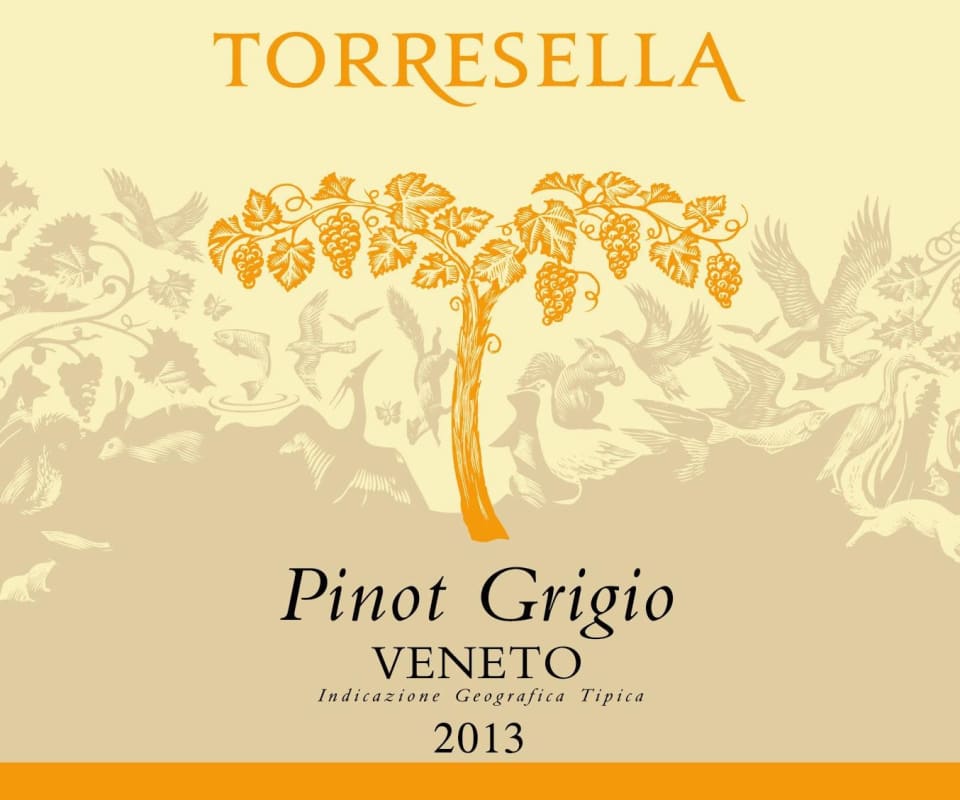 Torresella Pinot Grigio 2013 Front Label