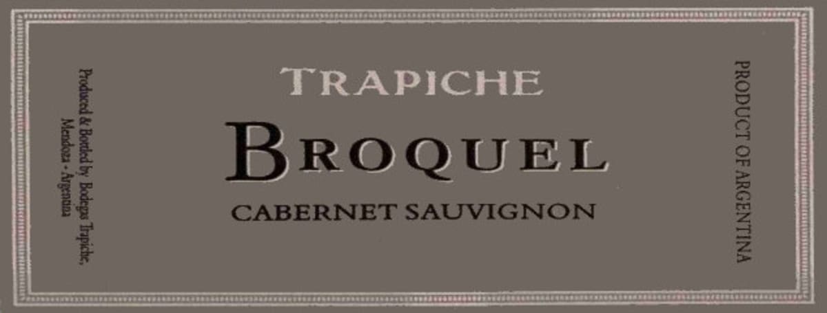 Trapiche Broquel Cabernet Sauvignon 2006 Front Label