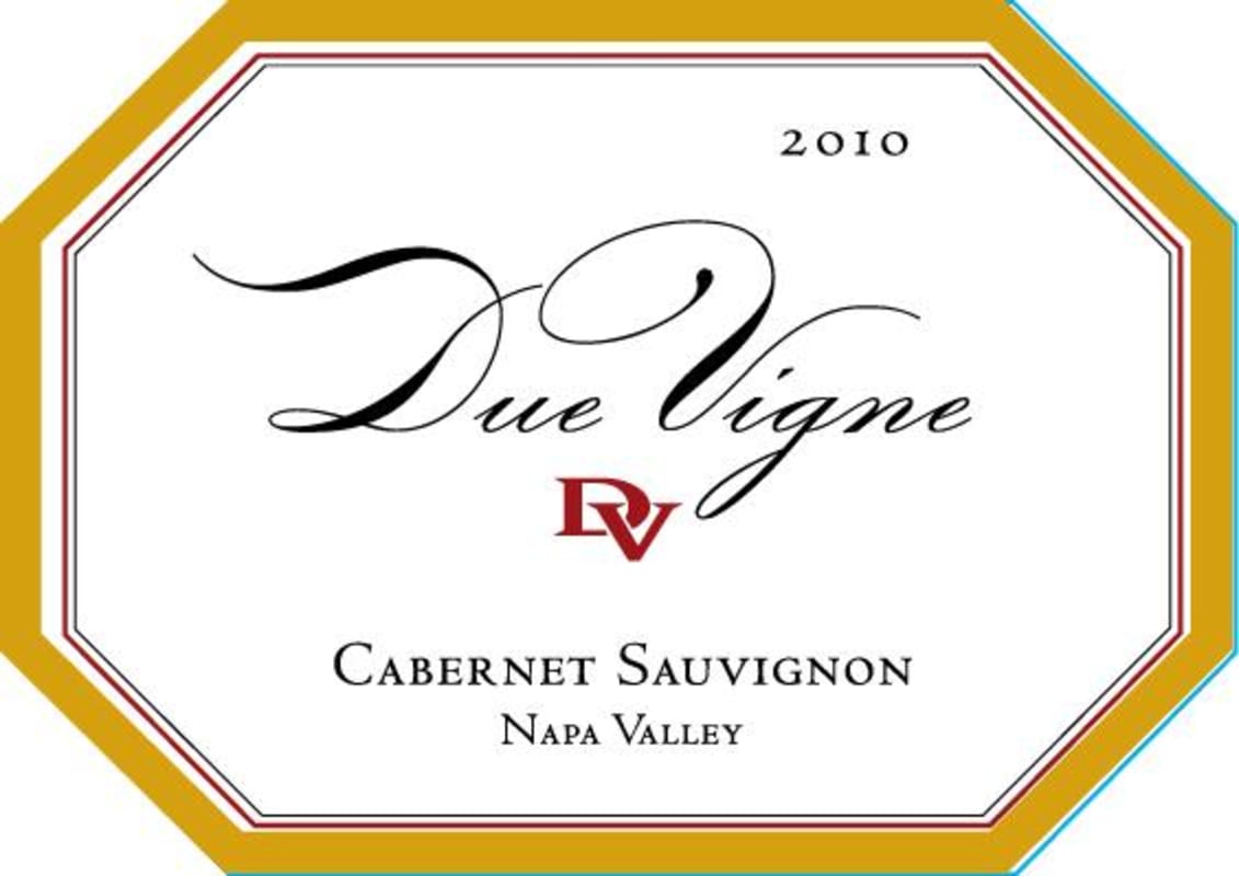 Due Vigne di Famiglia Cabernet Sauvignon 2010 Front Label