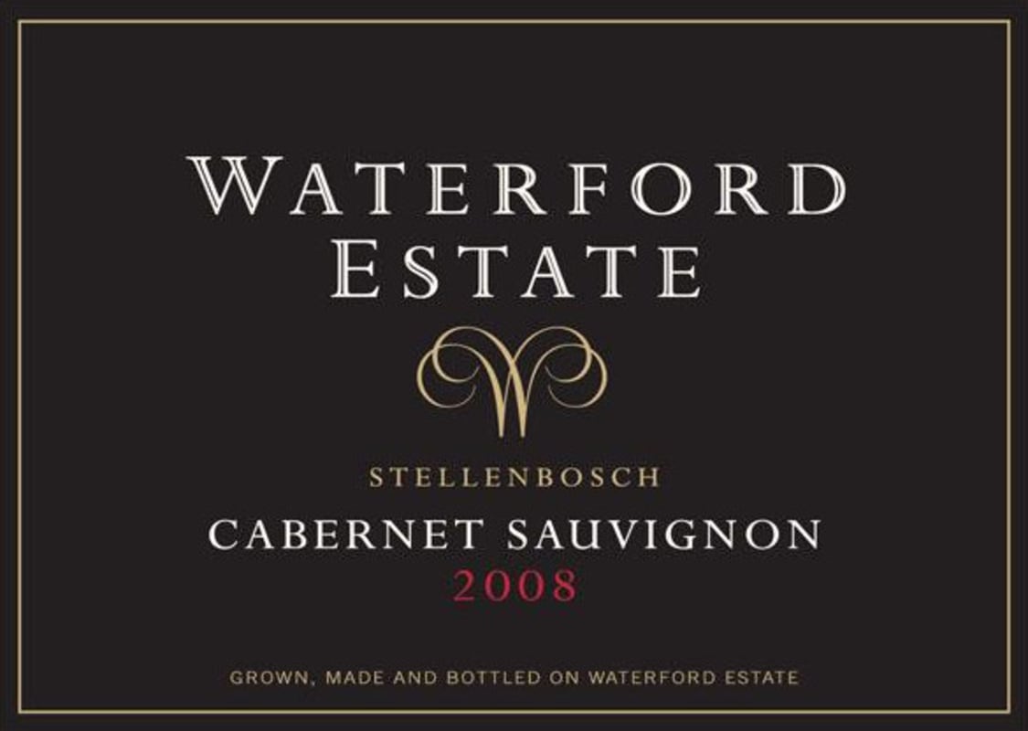 Waterford Cabernet Sauvignon 2008 Front Label