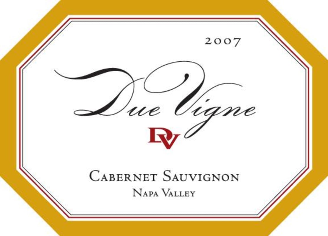 Due Vigne di Famiglia Cabernet Sauvignon 2007 Front Label
