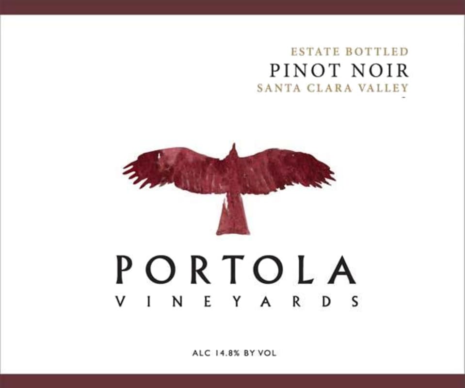 Portola Vineyards Estate Pinot Noir 2009 Front Label