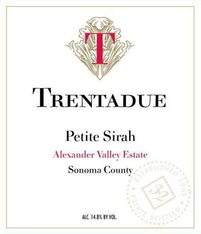 Trentadue Alexander Valley Petite Sirah 2009 Front Label