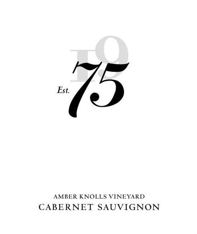 Tuck Beckstoffer 75 Wine Company Amber Knolls Vineyard Cabernet Sauvignon 2013 Front Label