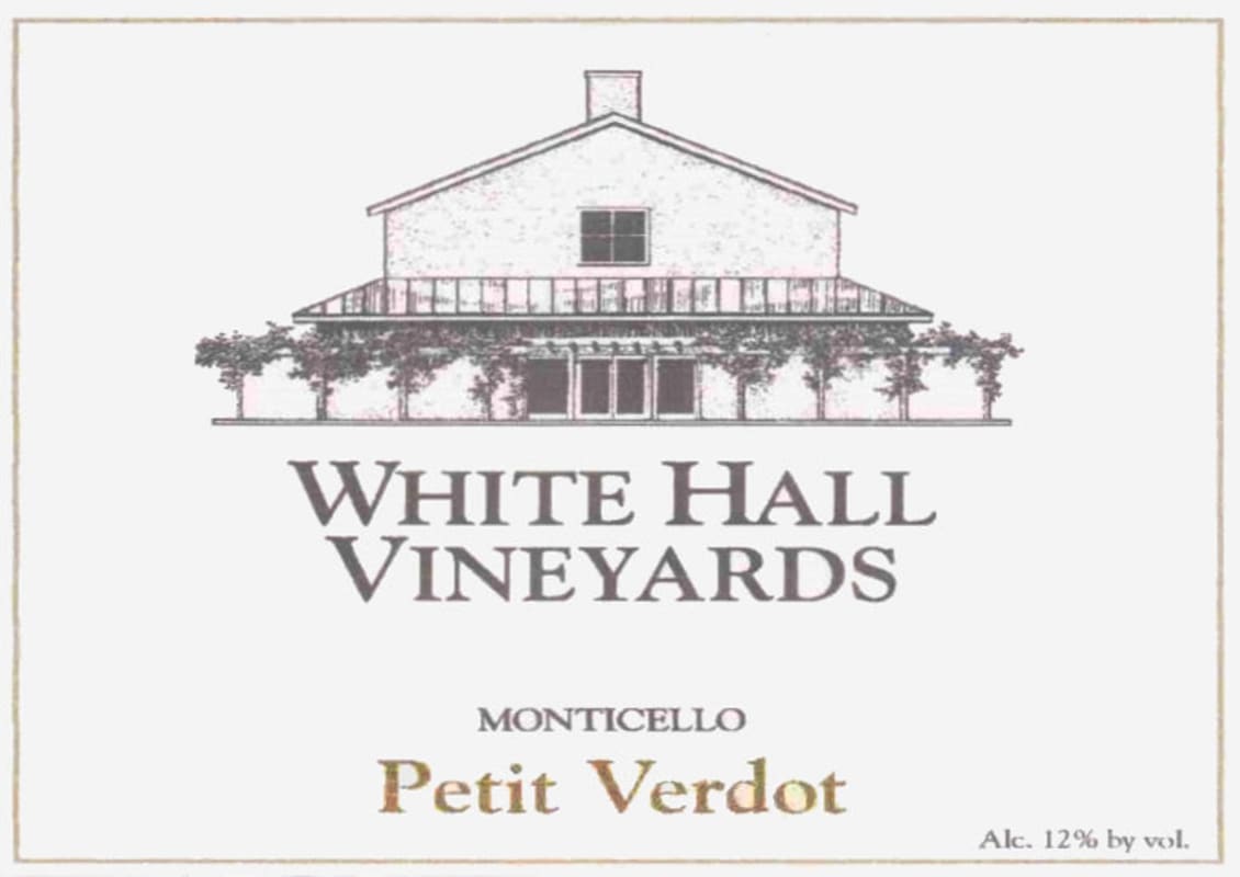 White Hall Petite Verdot 2014 Front Label
