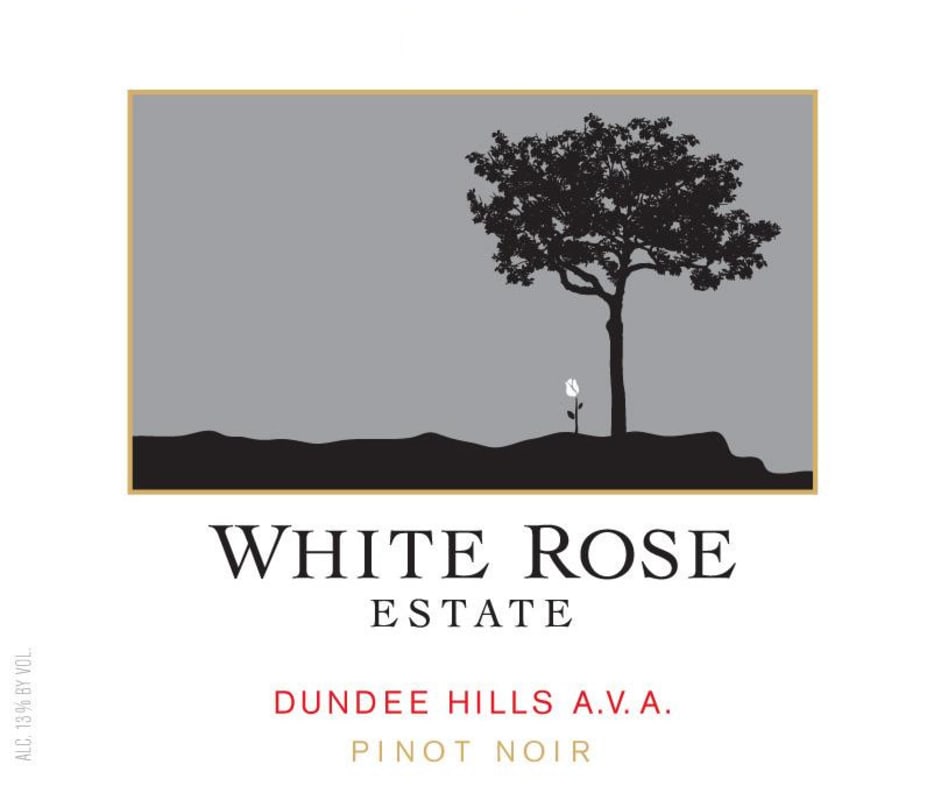 White Rose Dundee Hills Pinot Noir 2012 Front Label