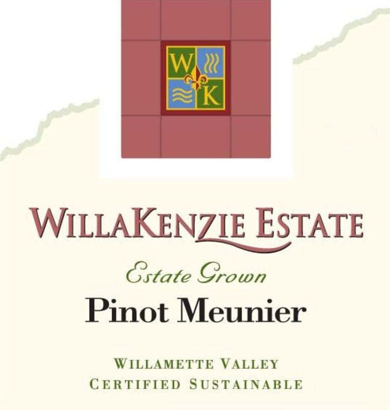 WillaKenzie Estate Pinot Meunier 2013 Front Label
