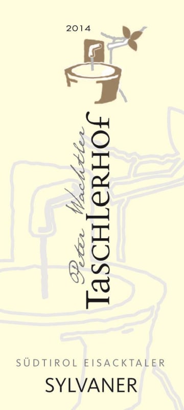 Taschlerhof Sudtirol Eisacktaler Sylvaner 2014 Front Label