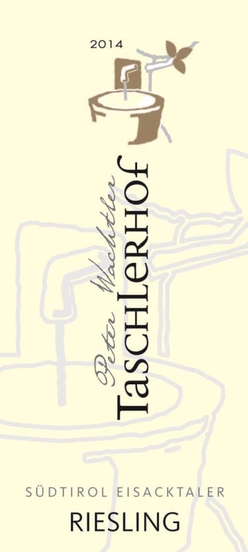 Taschlerhof Sudtirol Eisacktaler Riesling 2014 Front Label