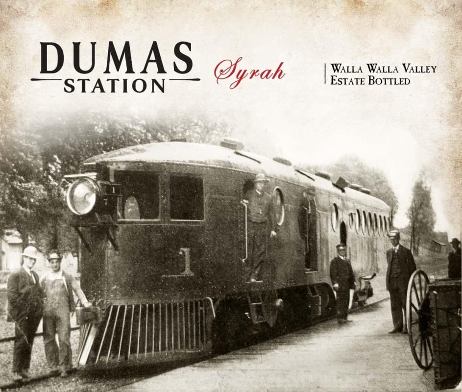 Dumas Station Wines Estate Syrah 2013 Front Label
