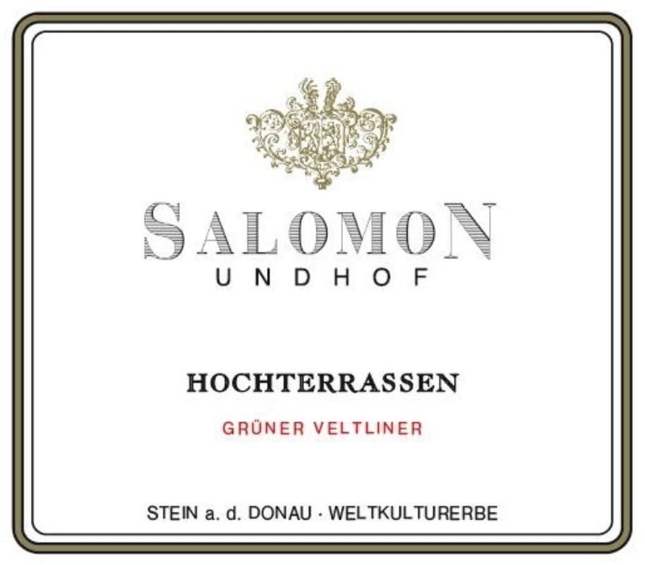 Salomon Undhof Hochterrassen Gruner Veltliner 2013 Front Label