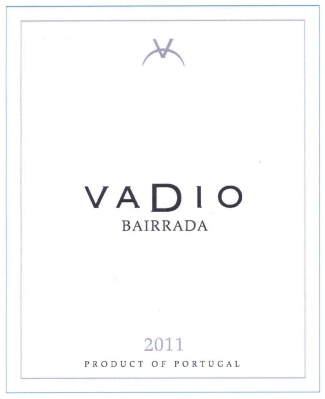 Vadio Bairrada Tinto 2011 Front Label