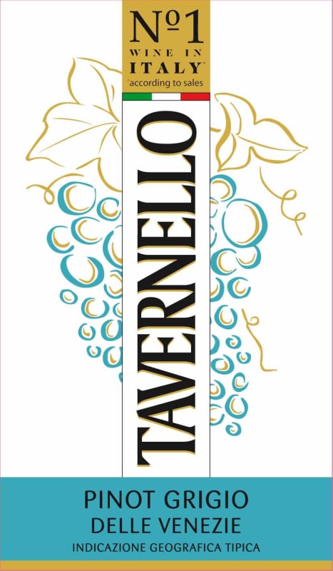 Tavernello delle Venezie Pinot Grigio 2014 Front Label