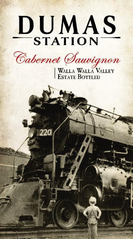 Dumas Station Wines Estate Cabernet Sauvignon 2011 Front Label