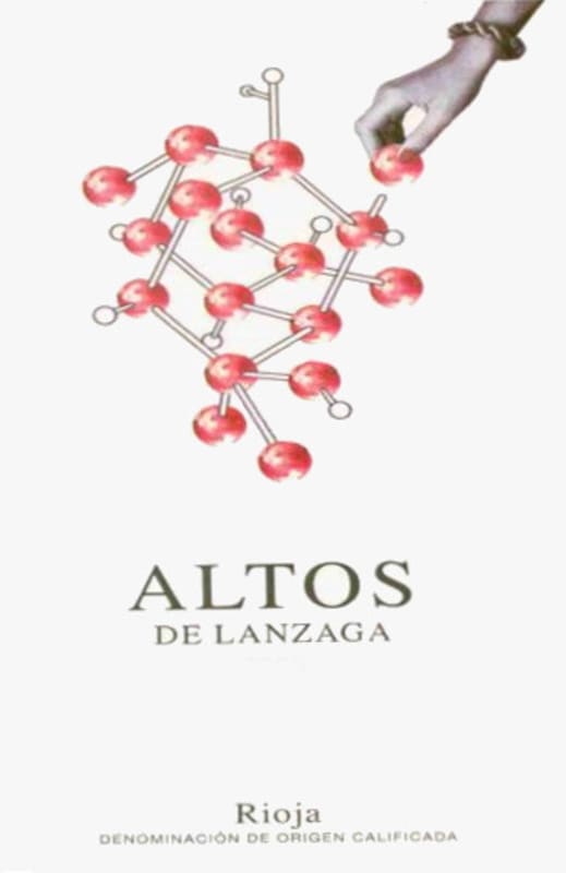 Bodega Lanzaga Altos de Lanzaga 2001 Front Label