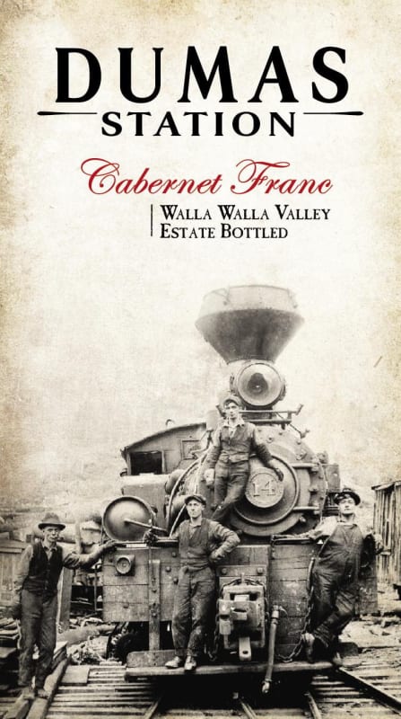 Dumas Station Wines Estate Cabernet Franc 2012 Front Label