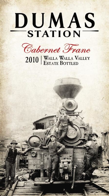 Dumas Station Wines Estate Cabernet Franc 2010 Front Label