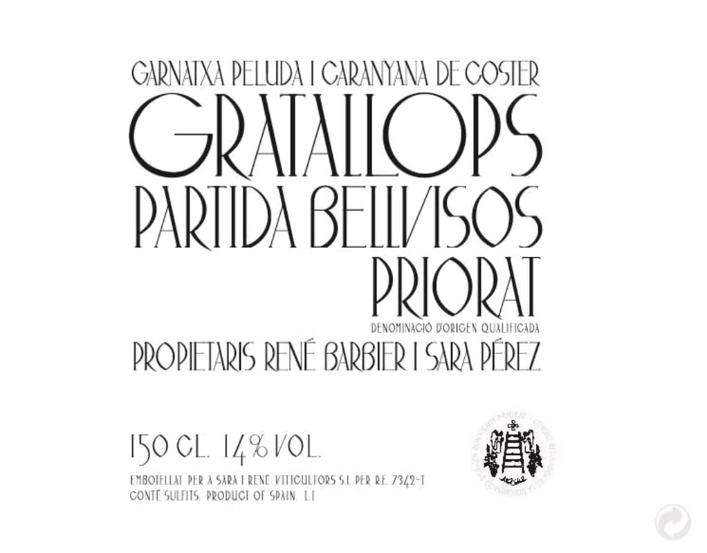 Venus La Universal Gratallops Partida Bellvisos 2006 Front Label