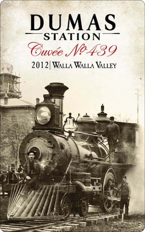 Dumas Station Wines Cuvee No. 439 2012 Front Label