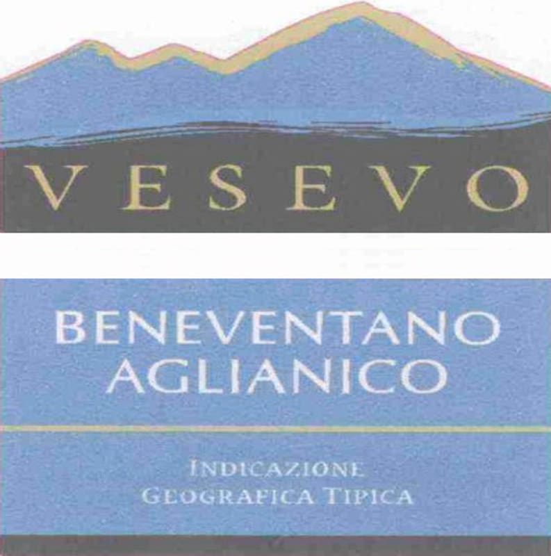 Vesevo Beneventano Aglianico 2009 Front Label