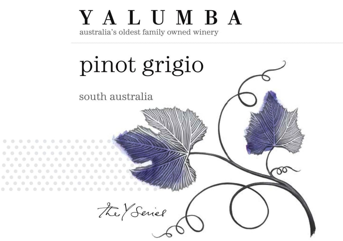 Yalumba Y Series Pinot Grigio 2013 Front Label