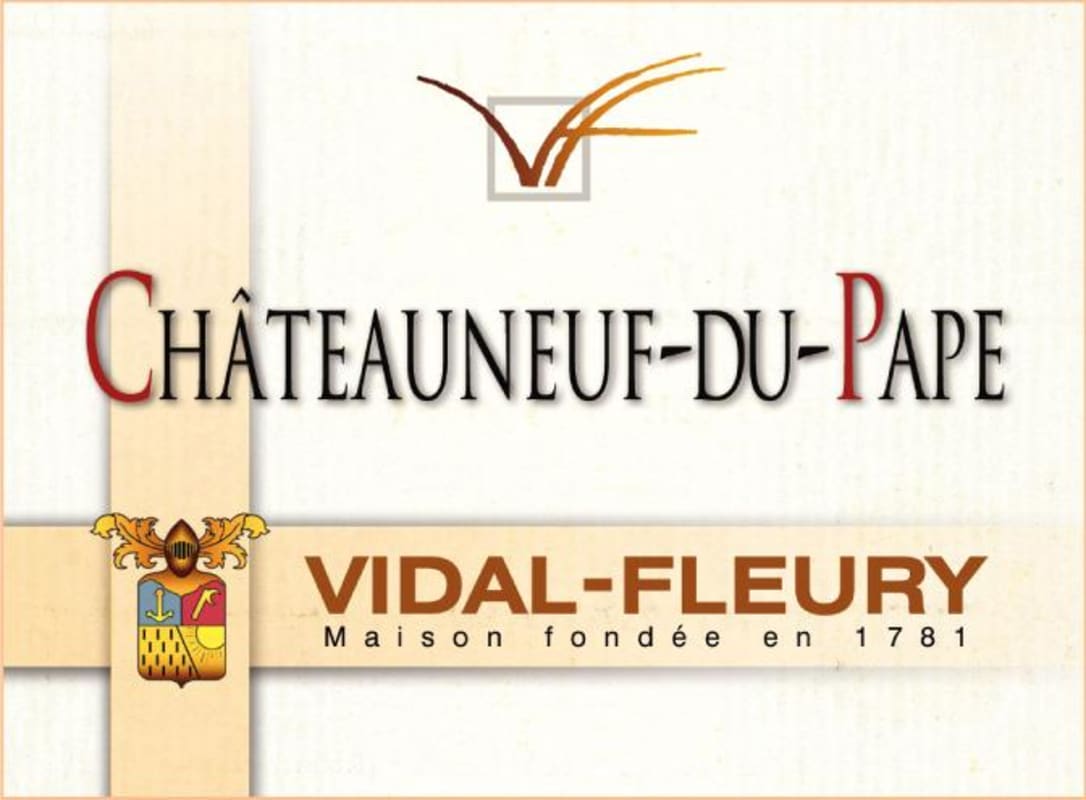 Vidal-Fleury Chateauneuf-du-Pape 2010 Front Label