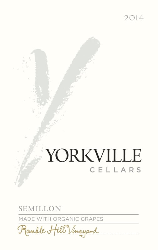 Yorkville Cellars Semillon 2014 Front Label