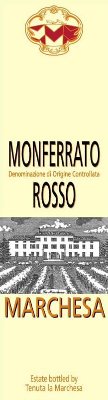 Tenuta la Marchesa Monferrato Rosso 2010 Front Label
