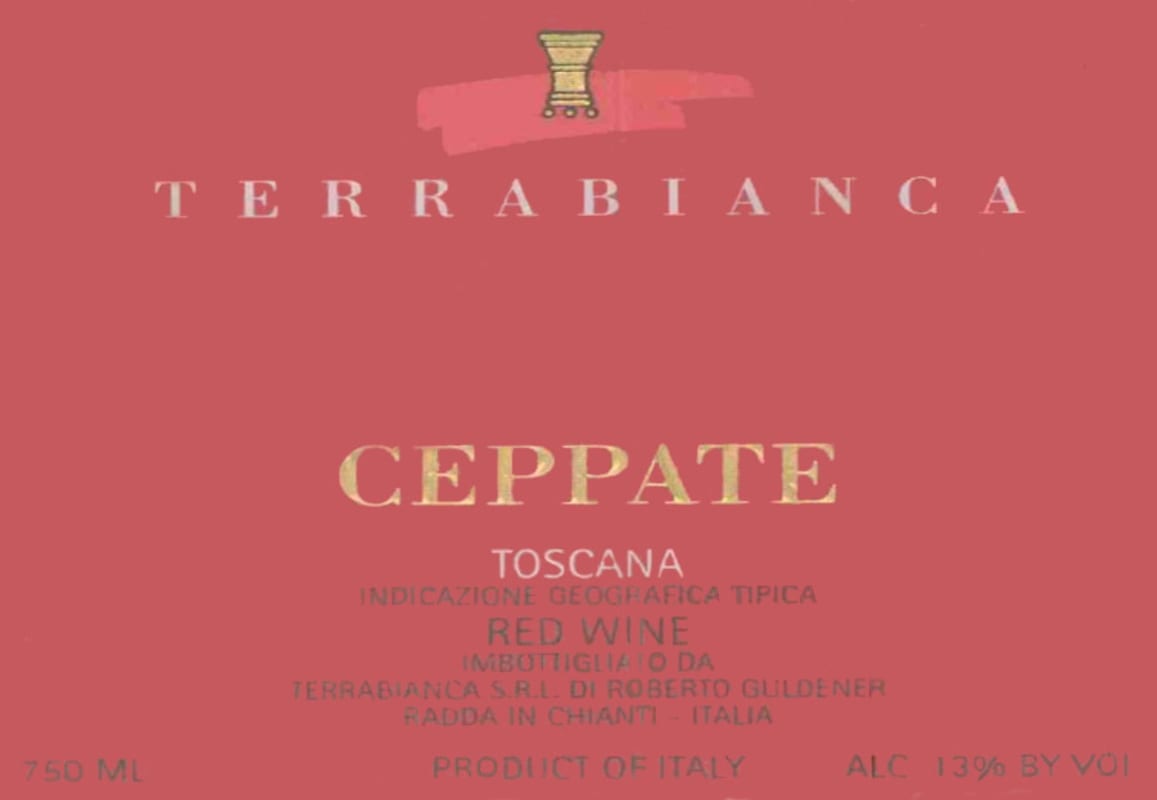 Terrabianca Ceppate 2001 Front Label