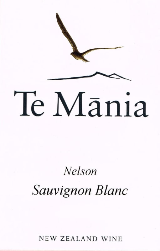 Te Mania Estate Sauvignon Blanc 2015 Front Label
