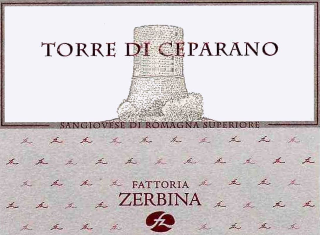 Zerbina Sangiovese di Romagna Torre di Ceparano 2009 Front Label
