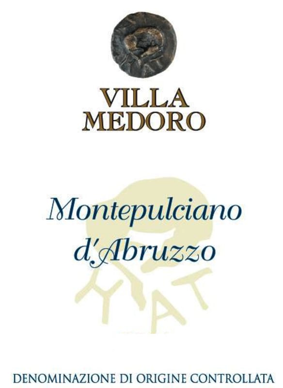 Villa Medoro Montepulciano D'Abruzzo 2010 Front Label