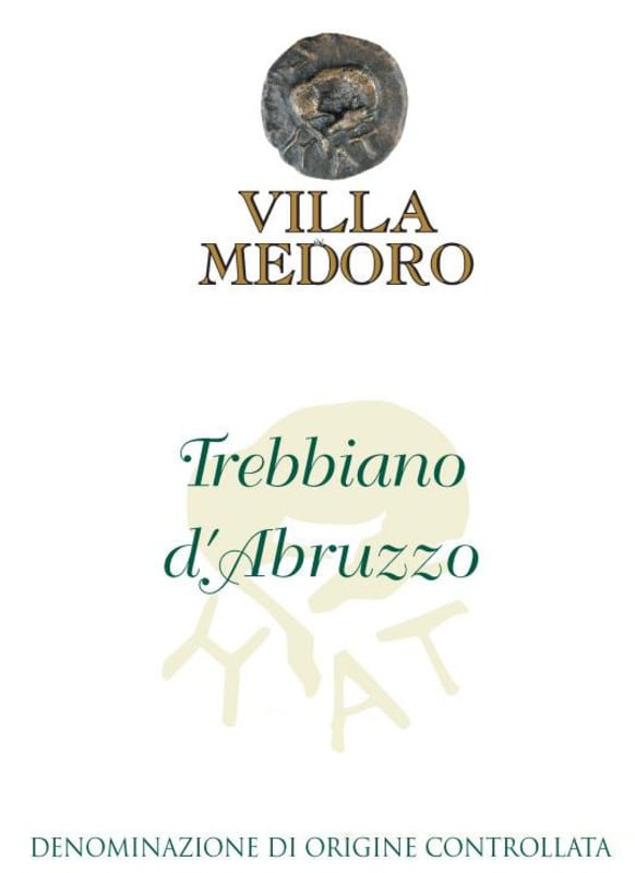 Villa Medoro Trebbiano D'Abruzzo 2010 Front Label