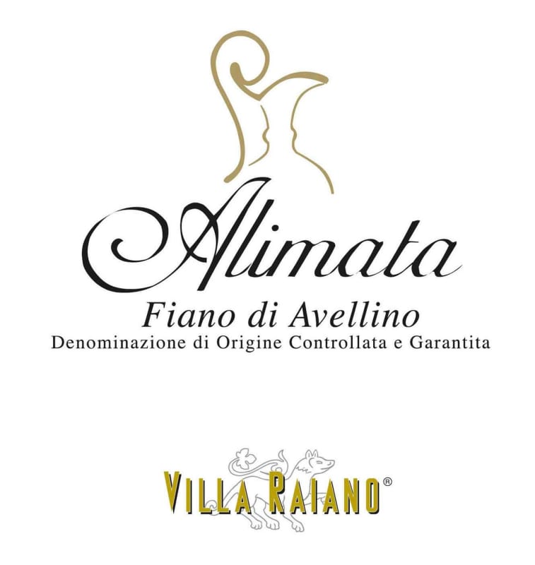 Villa Raiano Fiano di Avellino Alimata 2014 Front Label