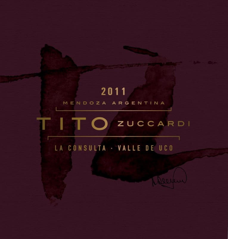 Zuccardi Tito Zuccardi 2011 Front Label