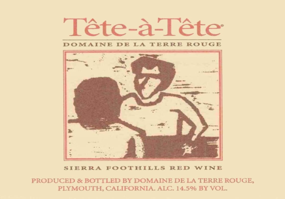 Terre Rouge Tete-a-Tete 2010 Front Label