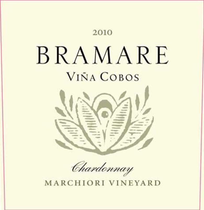Vina Cobos Marchiori Vineyard Bramare Chardonnay 2010 Front Label