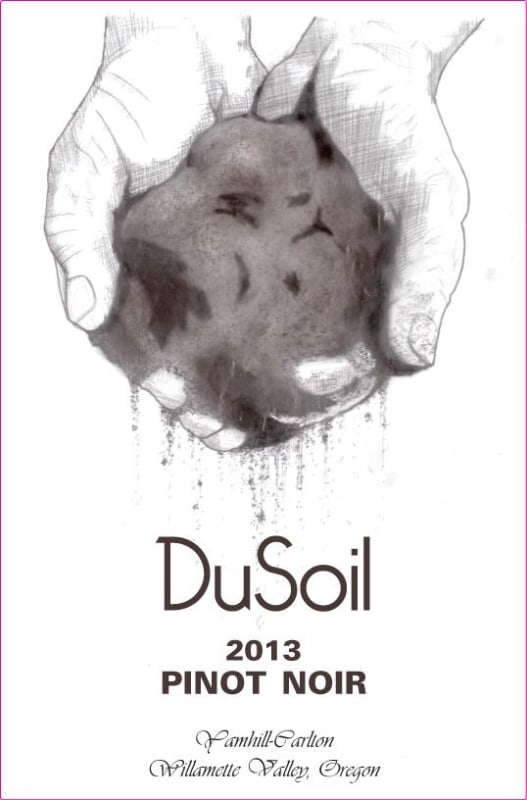 DuSoil Wines Kalita Vineyard Pinot Noir 2013 Front Label