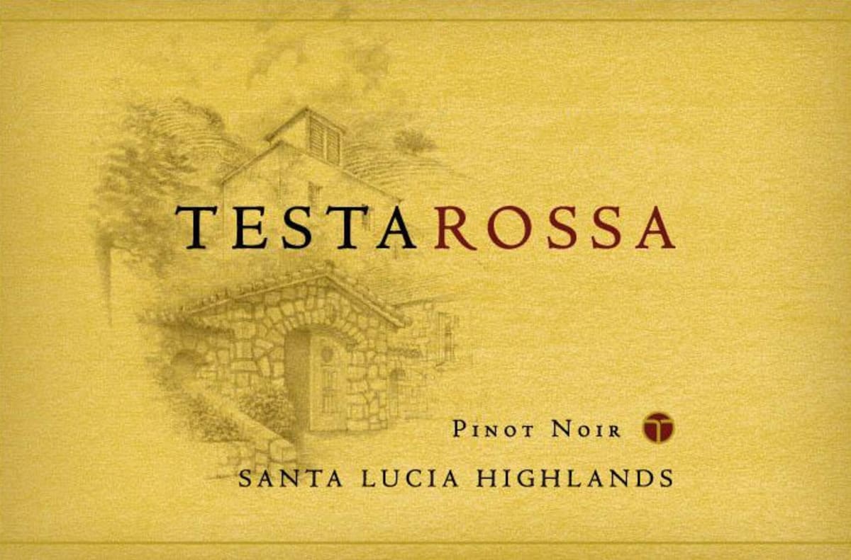 Testarossa Santa Lucia Highlands Pinot Noir 2011 Front Label