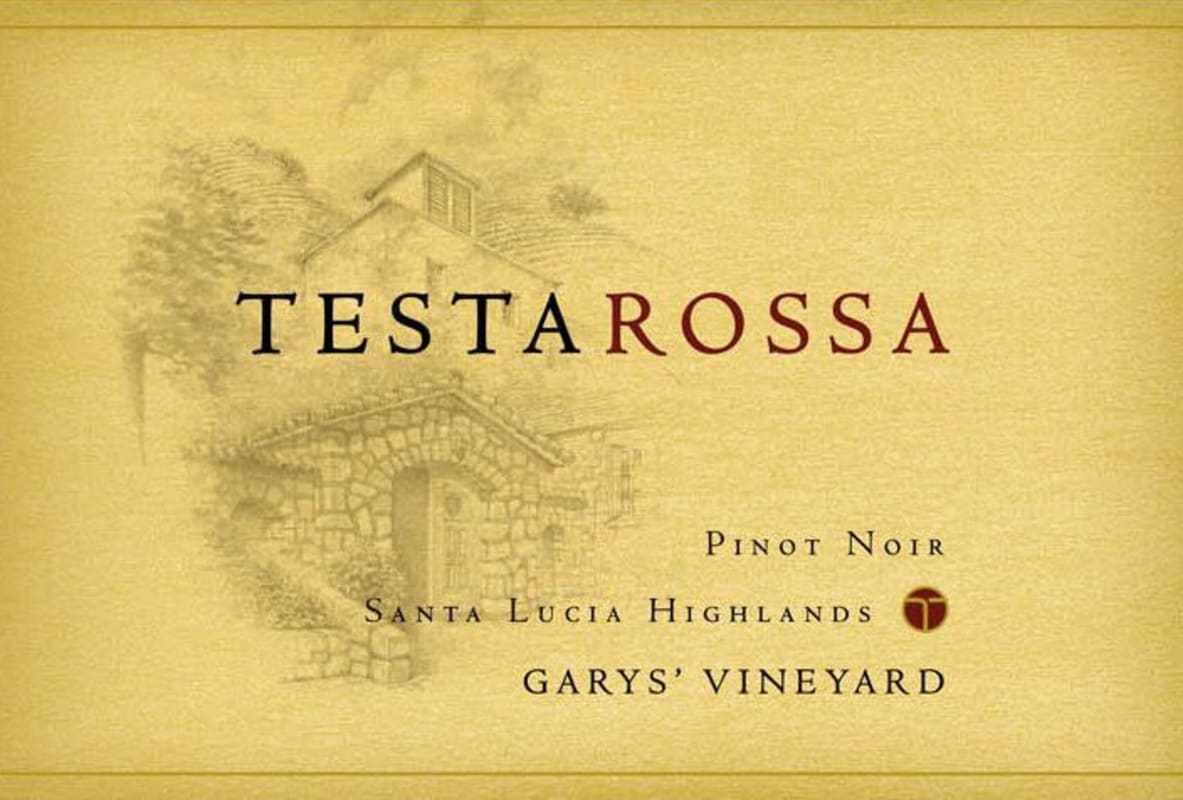 Testarossa Garys' Vineyard Pinot Noir 2013 Front Label